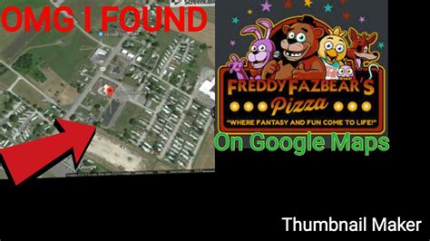 FREDDY FAZBEAR&39;S PIZZA IS THIS WHERE U WANA BEHOROR GAME RESTORAN REALFOUND ON GOOGLE MAPS NO JOKE. . Freddy fazbear pizza real life location google maps
